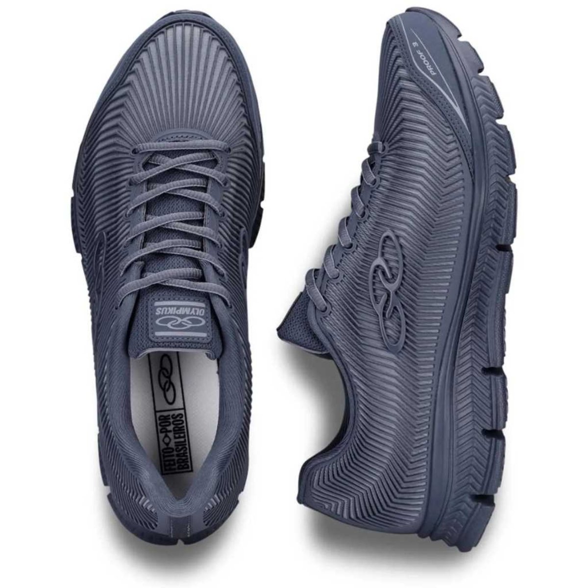 Tênis Masculino Olympikus Proof 3 Esportivo Treino 43320114 Azul 4