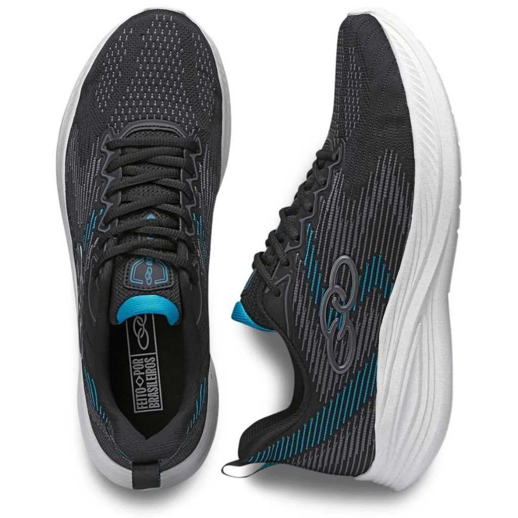 Tênis Unissex Olympikus Marte Esportivo Treino 43395156 Preto/Azul 3