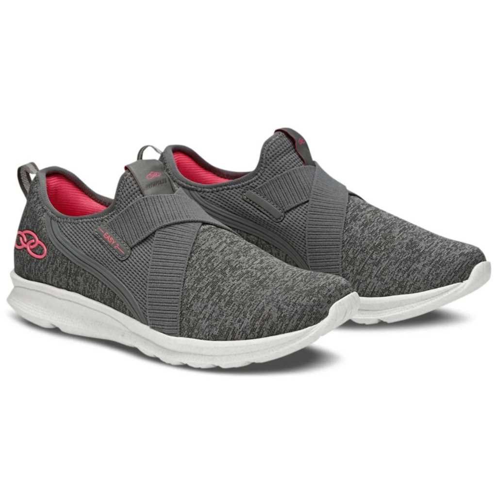 Tênis Feminino Olympikus Easy 2 Slip On Casual 43605213 Cinza 3