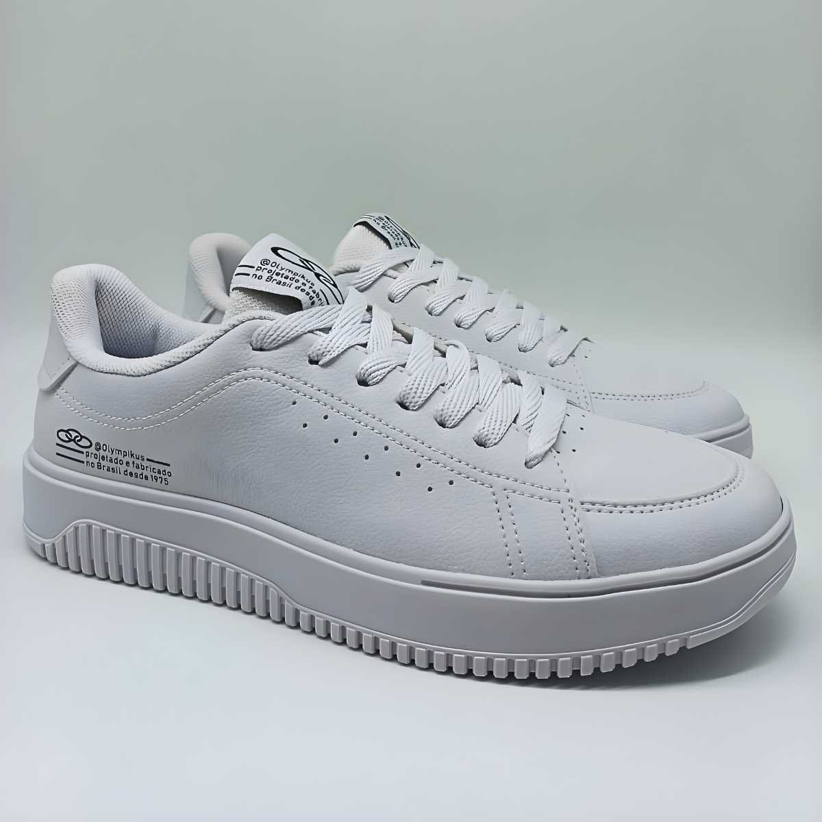 Tênis Olympikus Eros 43448165 Masculino Casual Conforto Branco 9