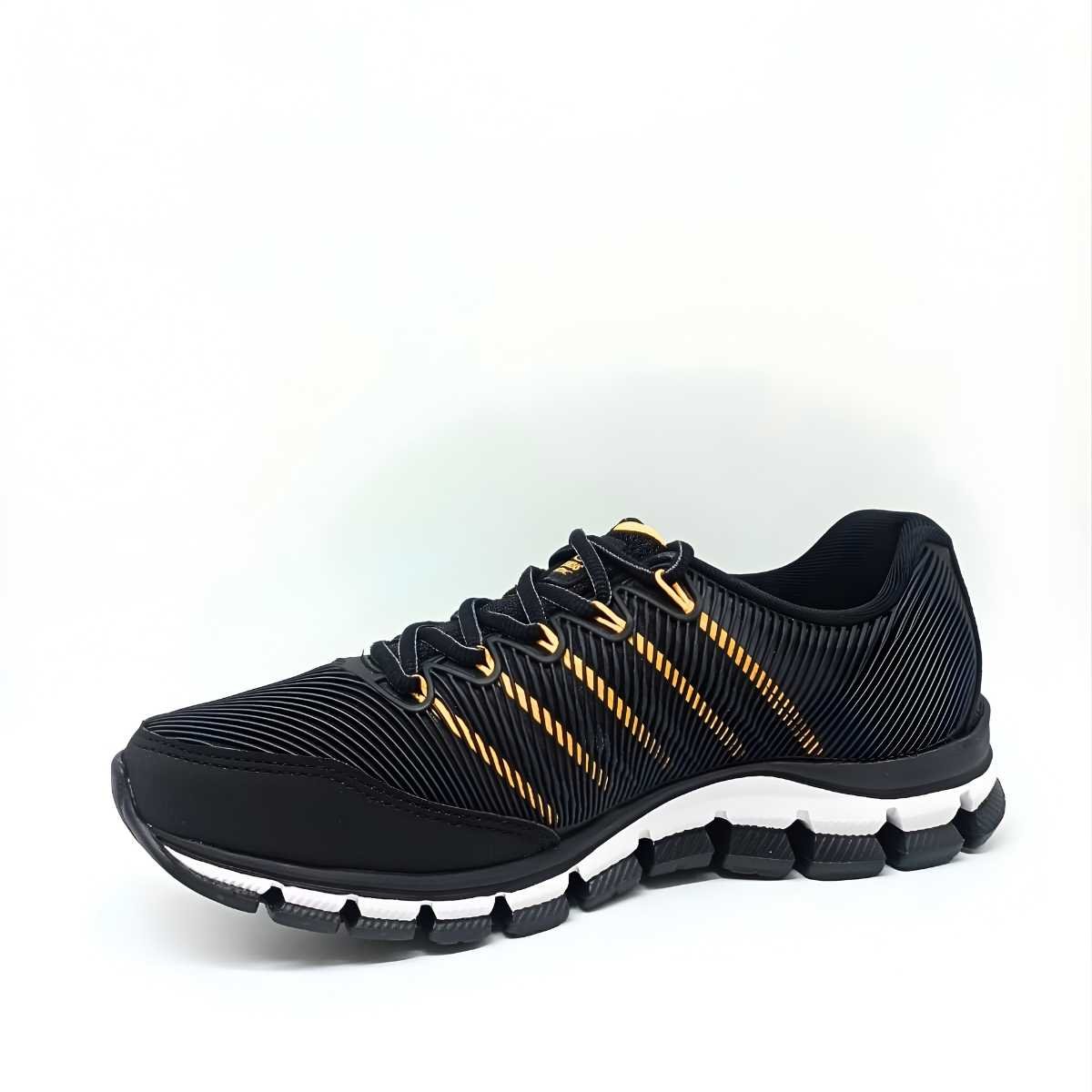 Tênis Olympikus Dynamic Masculino Esportivo Treino Caminhada Estilo Conforto 43298343 Preto/Laranja 2