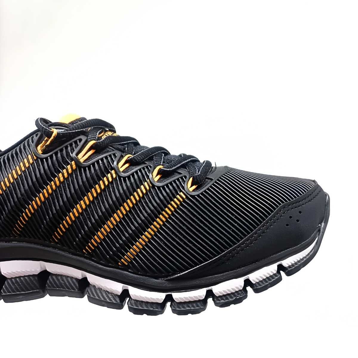 Tênis Olympikus Dynamic Masculino Esportivo Treino Caminhada Estilo Conforto 43298343 Preto/Laranja 8