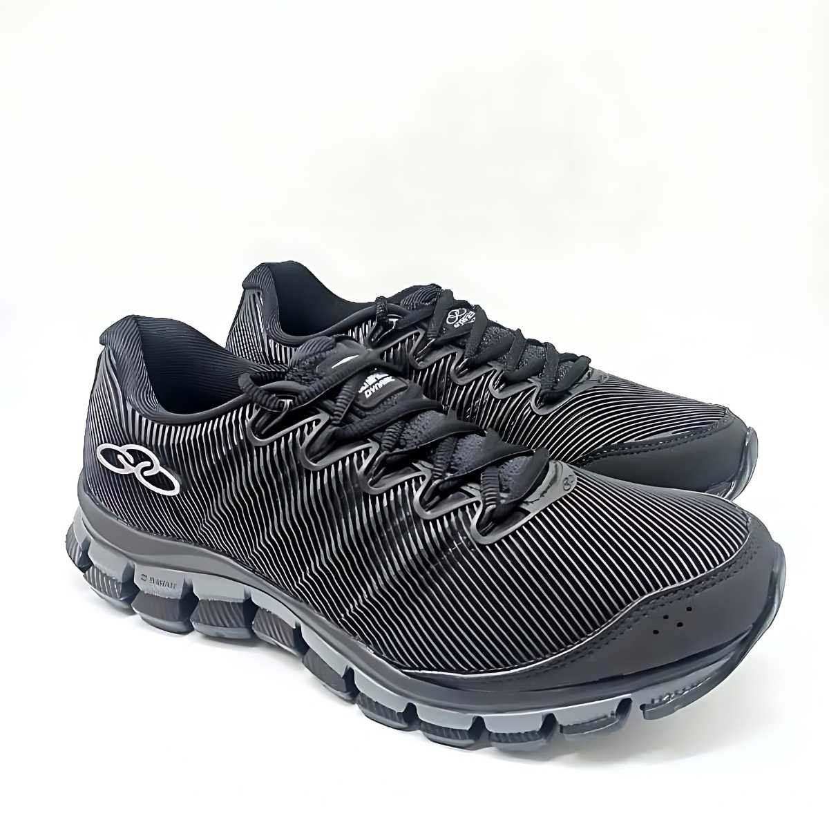 Tênis Olympikus Dynamic Masculino Esportivo Treino Caminhada Estilo Conforto 43298343 Preto 5