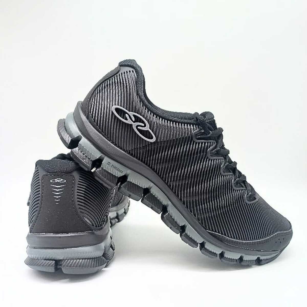 Tênis Olympikus Dynamic Masculino Esportivo Treino Caminhada Estilo Conforto 43298343 Preto 7
