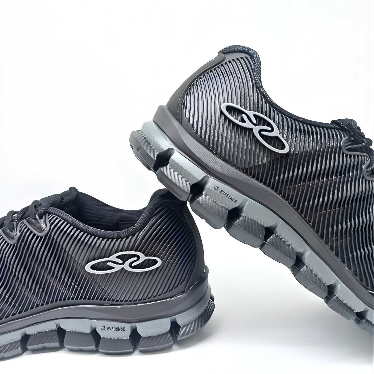 Tênis Olympikus Dynamic Masculino Esportivo Treino Caminhada Estilo Conforto 43298343 Preto 8