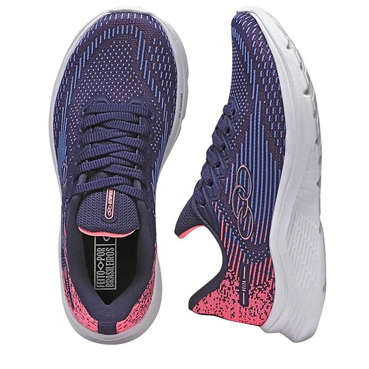 Tênis Olympikus Kids Delta Ultra Confortável 43411134 Azul 4