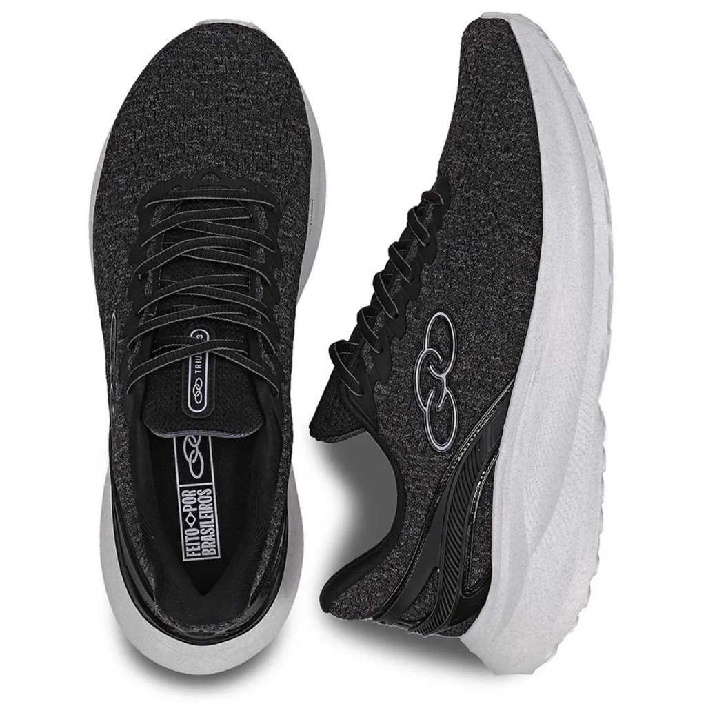 Tênis Olympikus Masculino Triunfo 3 Esportivo 43290314 Preto/Cinza 5