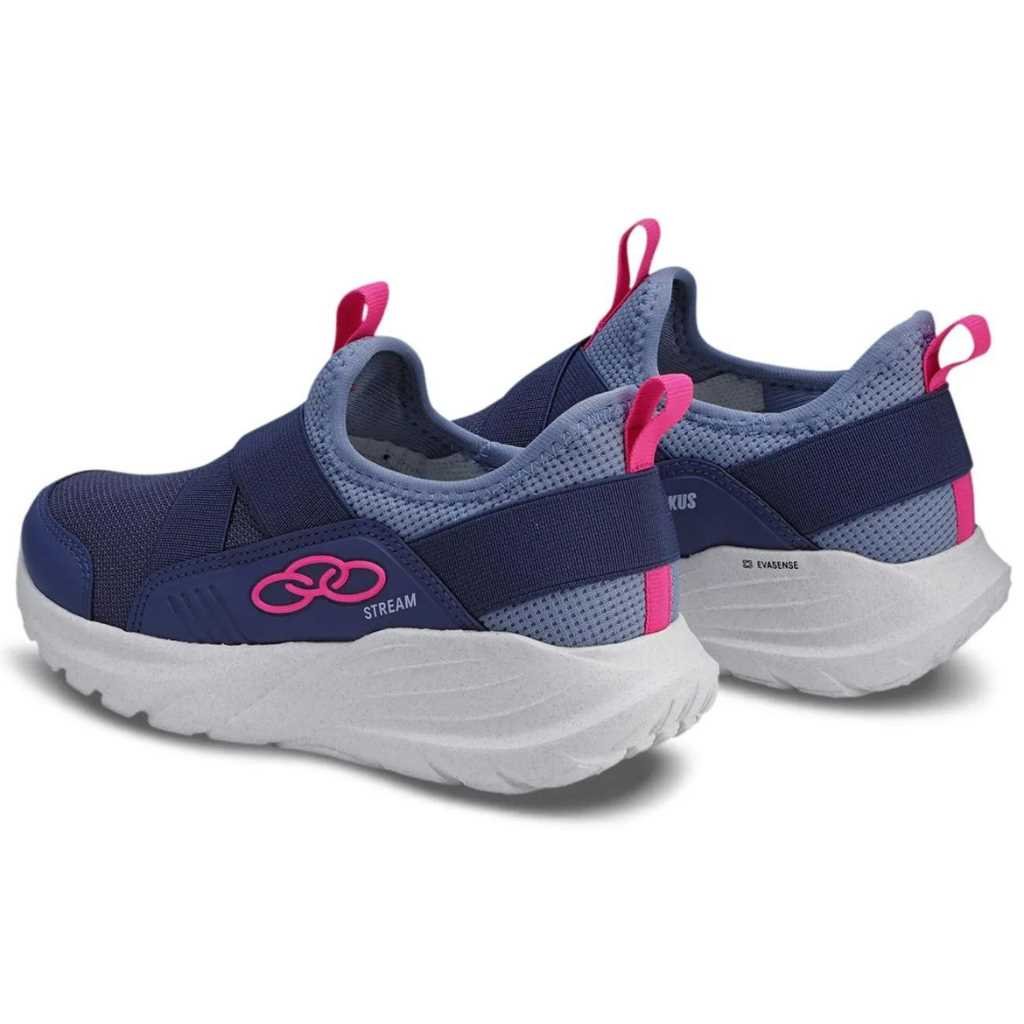 Tênis Infantil Olympikus Stream Slip On Esportivo 43772253 Cinza 3