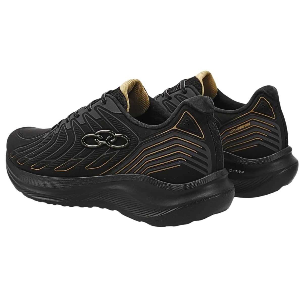 Tênis Masculino Olympikus Volcan 2 Treino Conforto 43538342 Preto/Dourado 3