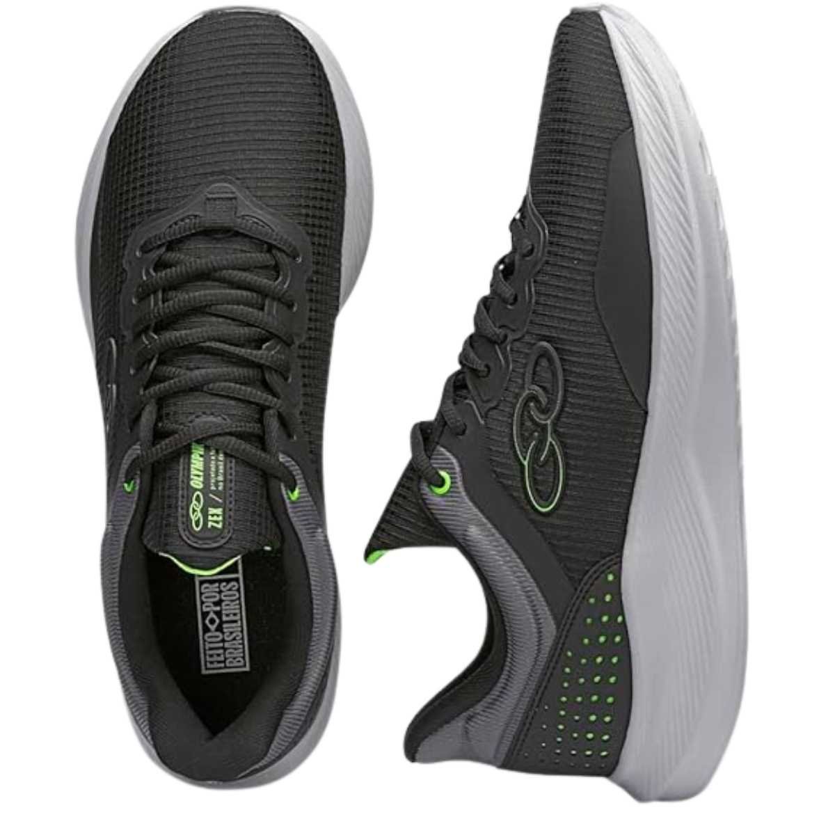 Tênis Masculino Olympikus Running Zex 2 Esportivo 43584380 Cinza 4