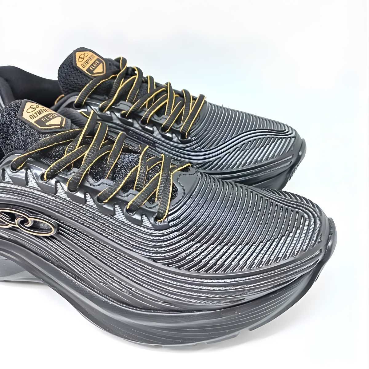 Tênis Masculino Olympikus Fluir Academia Esportivo 43542347 Preto/Cinza 4