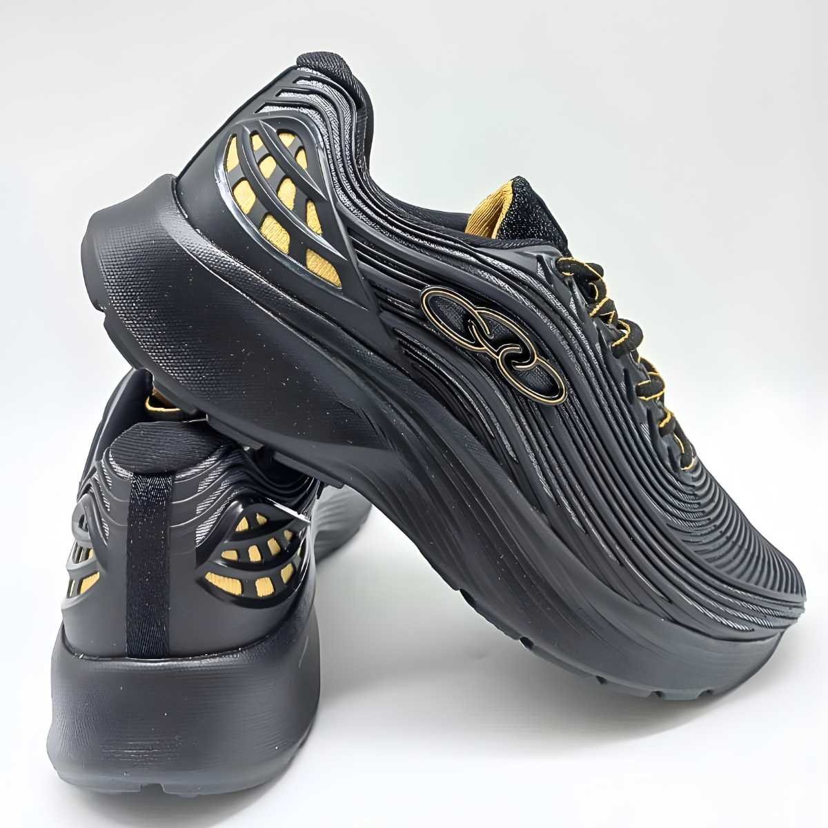 Tênis Masculino Olympikus Fluir Academia Esportivo 43542347 Preto/Cinza 5