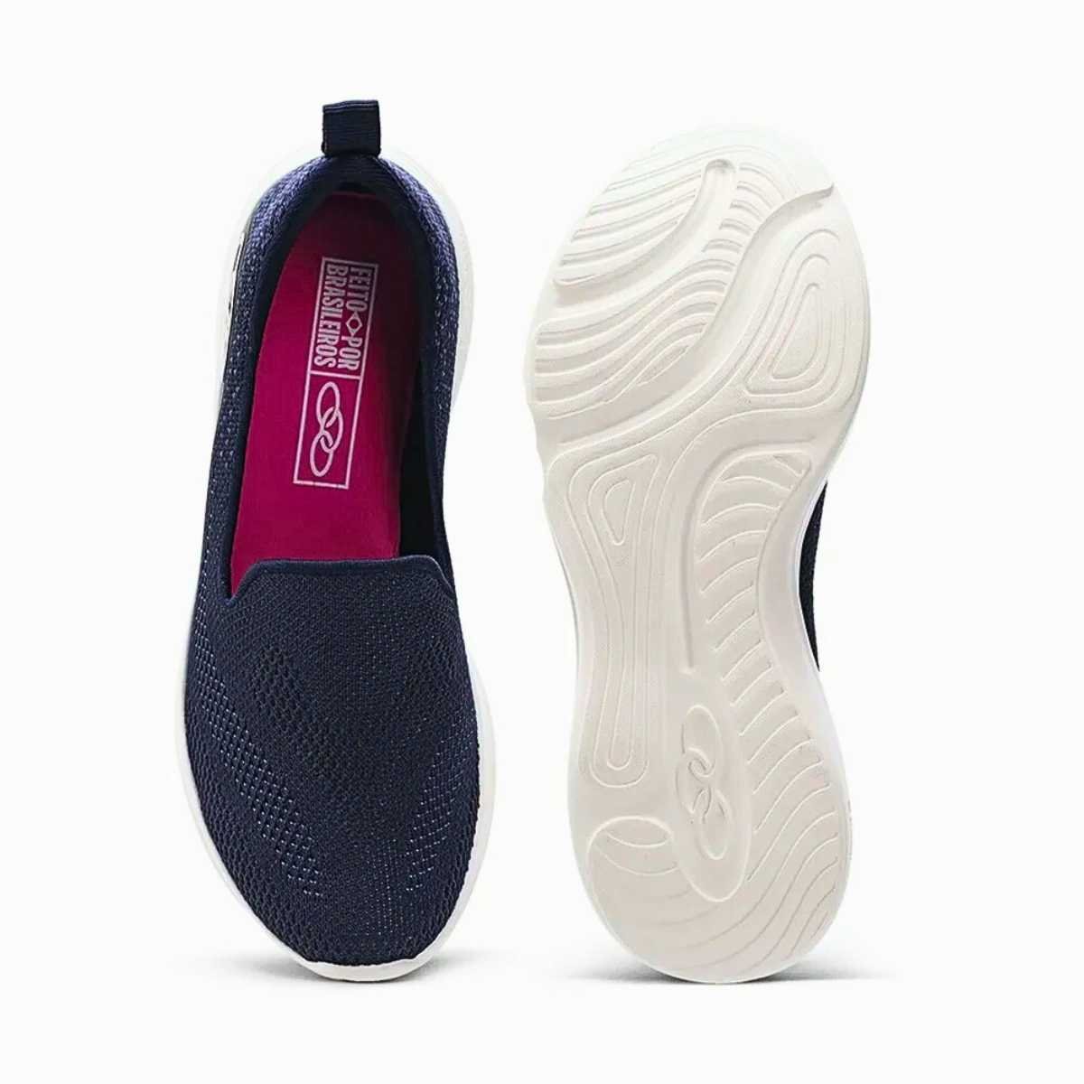 Tênis Feminino Olympikus Safira Estilo Conforto Ultraleve Casual 43608374 Azul 4