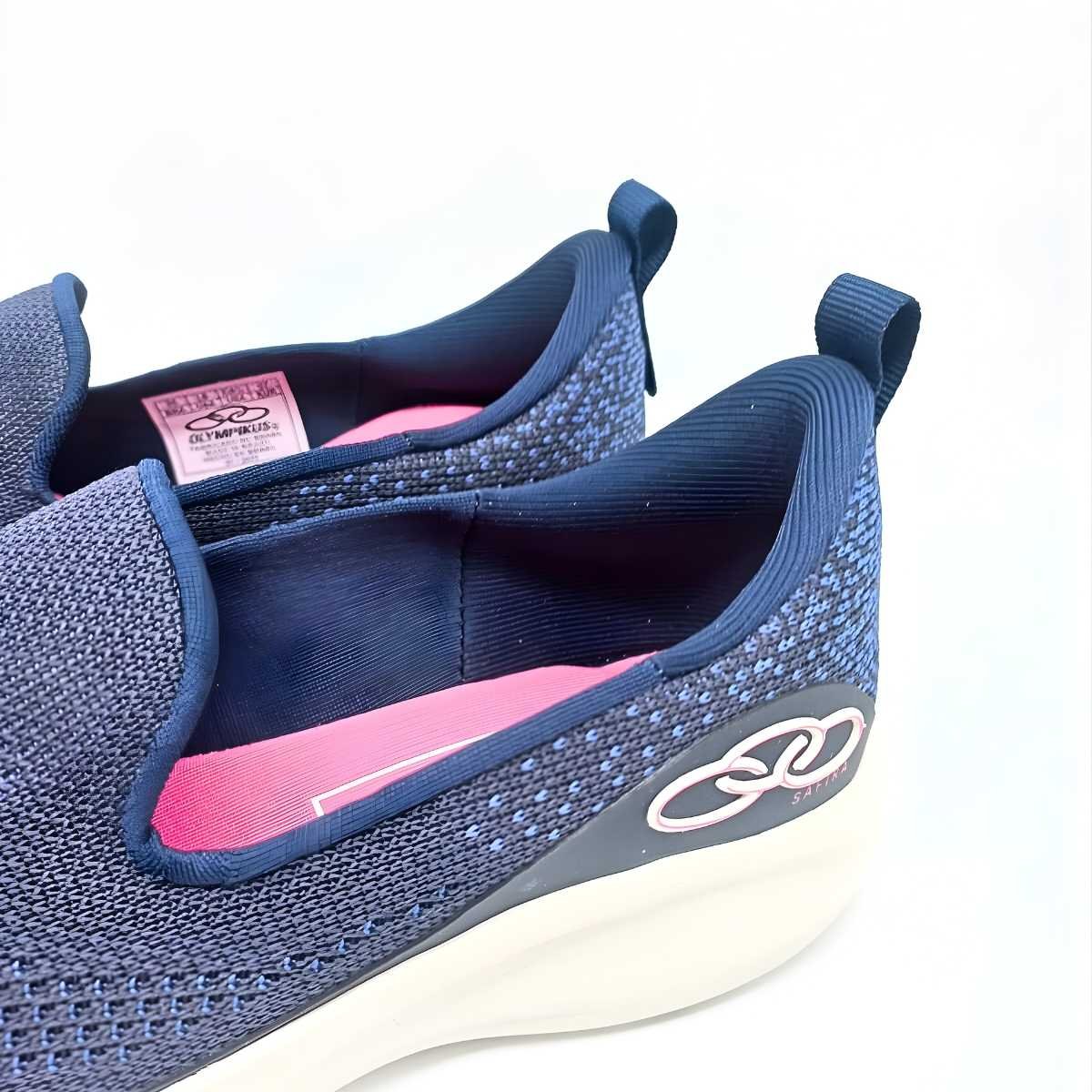 Tênis Feminino Olympikus Safira Estilo Conforto Ultraleve Casual 43608374 Azul 7