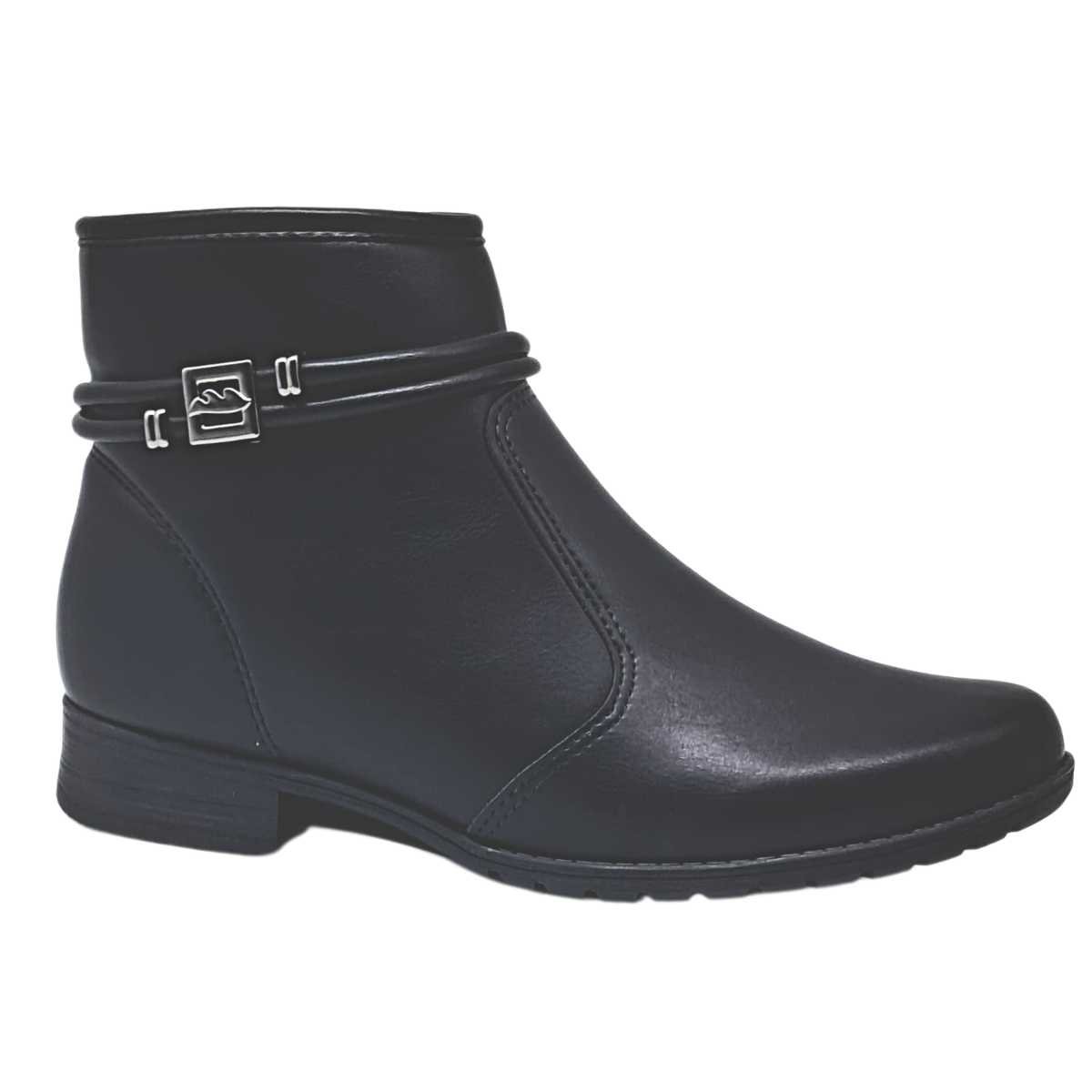Bota Feminino Cano Curto Entrelaçada Dakota Da923