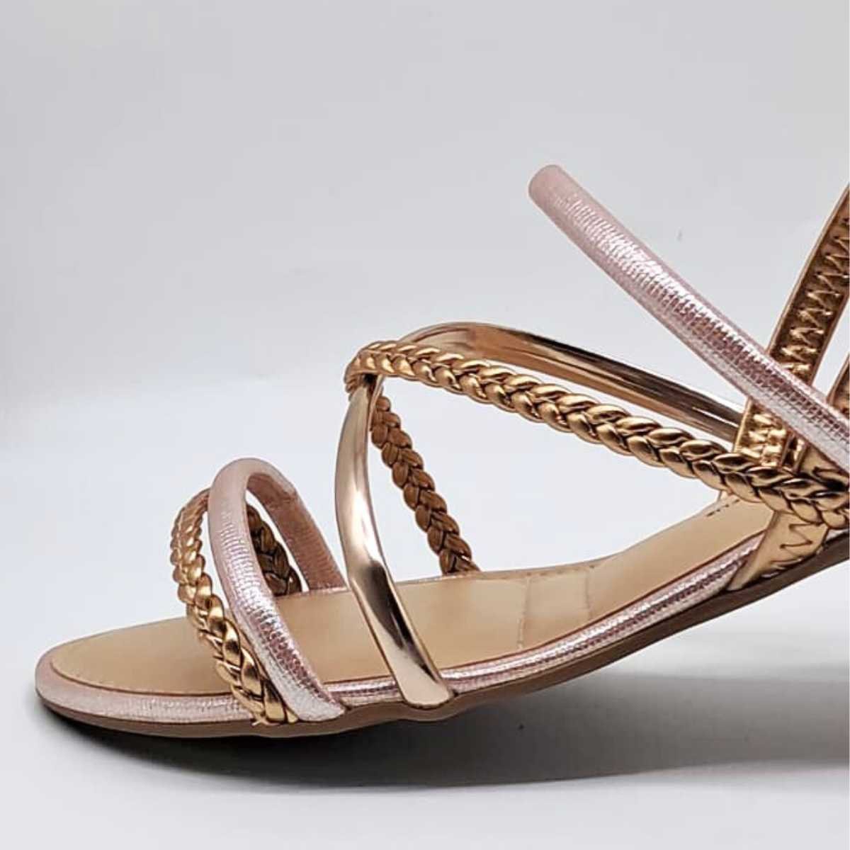 Sandália Feminina Dakota Salto Baixo Estilo Conforto Y9342 Rosa 5