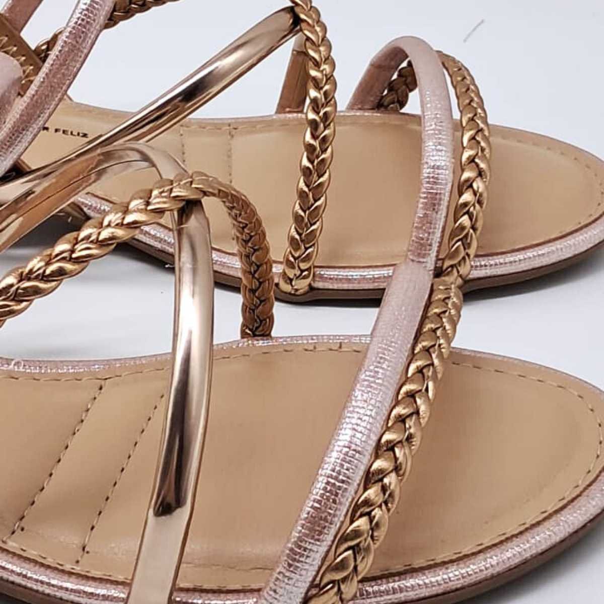 Sandália Feminina Dakota Salto Baixo Estilo Conforto Y9342 Rosa 6