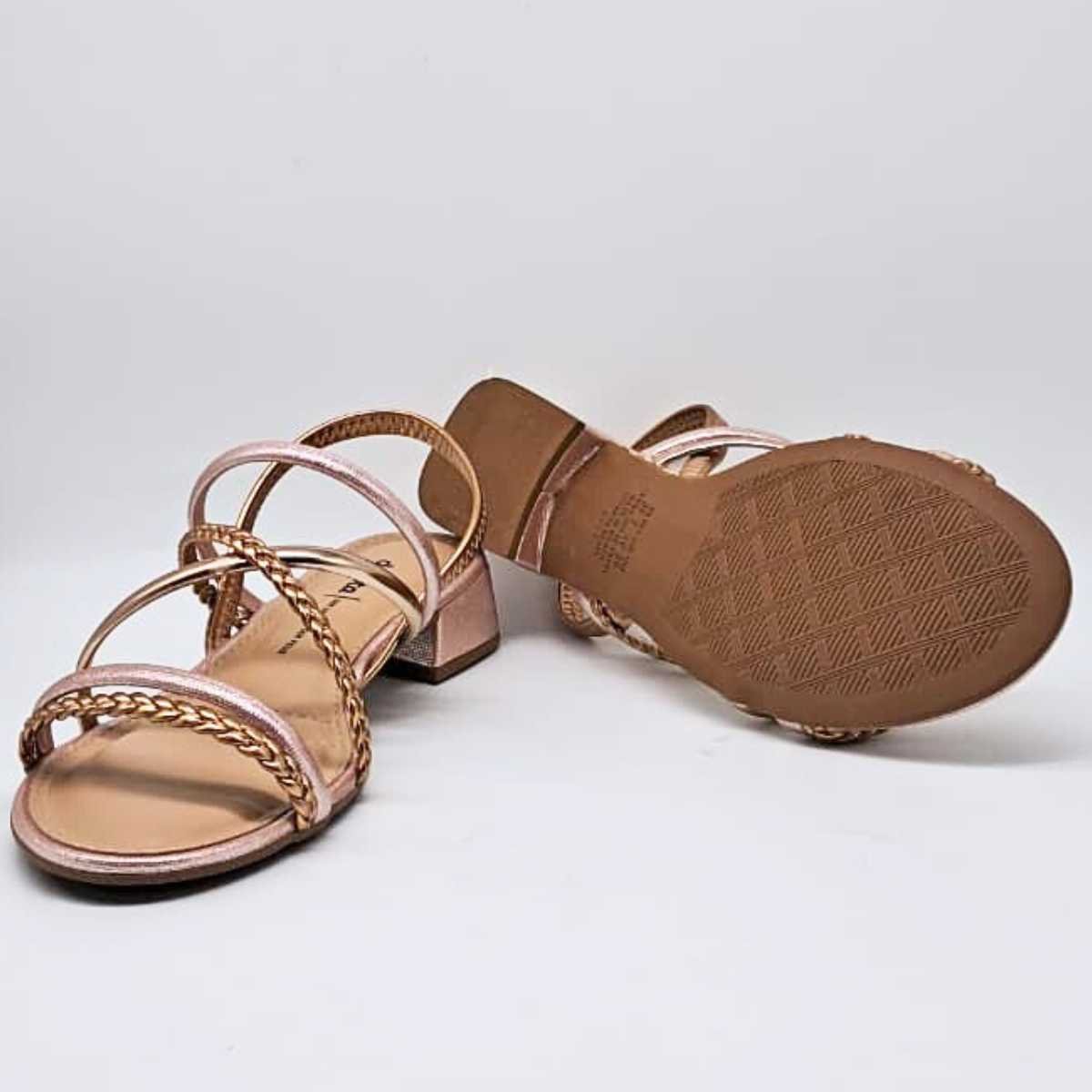 Sandália Feminina Dakota Salto Baixo Estilo Conforto Y9342 Rosa 7