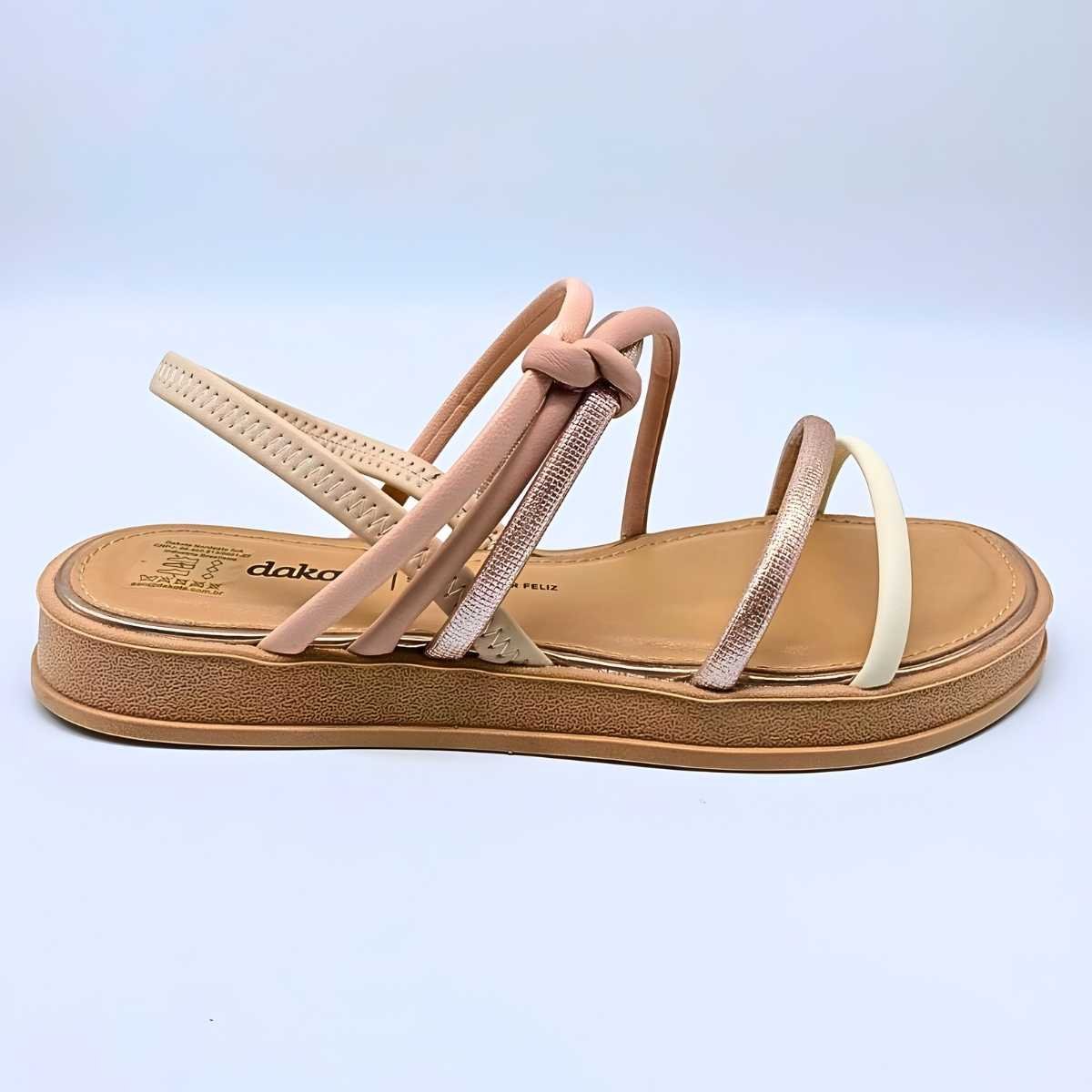 Sandália Feminina Dakota Rasteirinha Tiras Estilo Confy Y9392