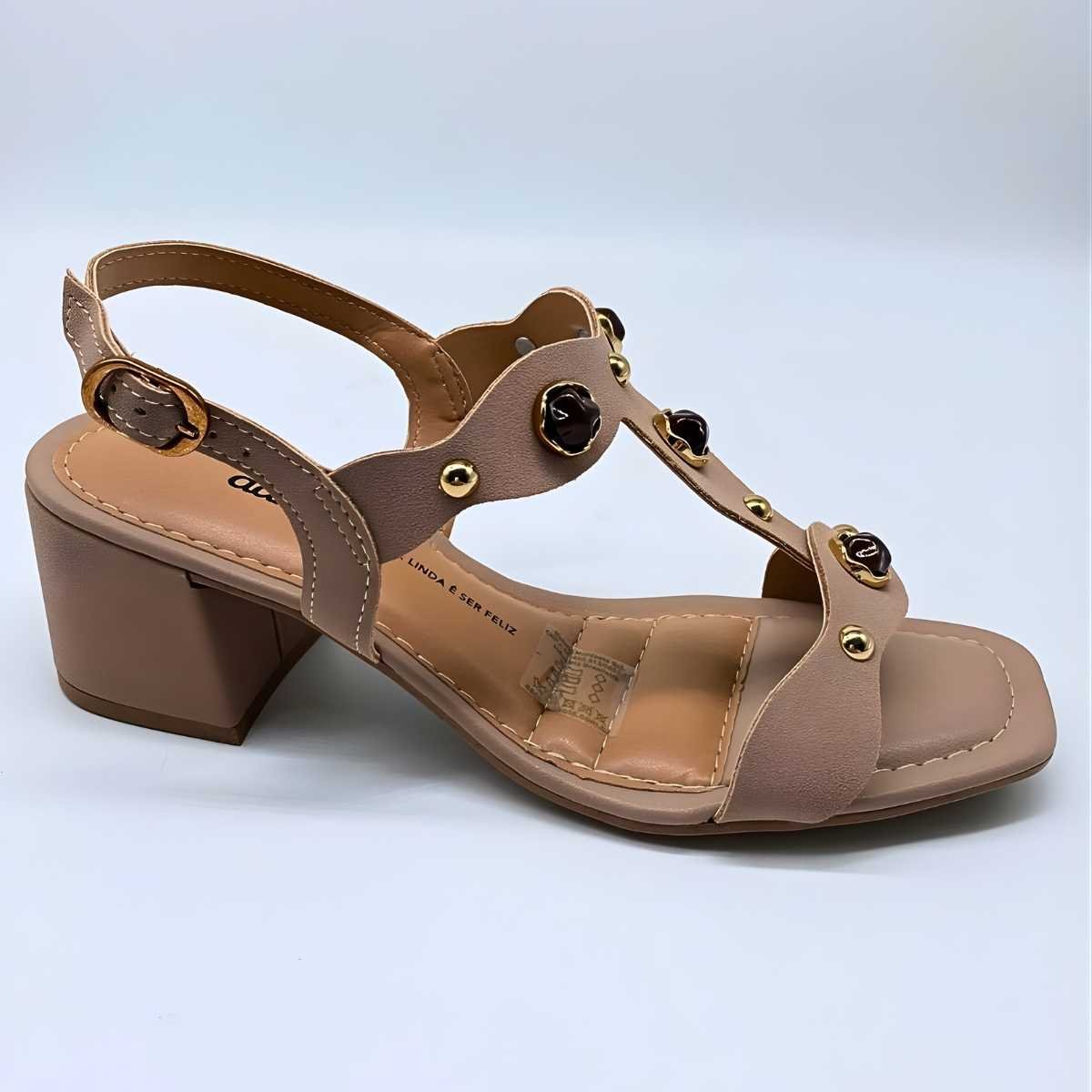 Sandália Feminina Dakota Salto Estilo Conforto Leve Y9581