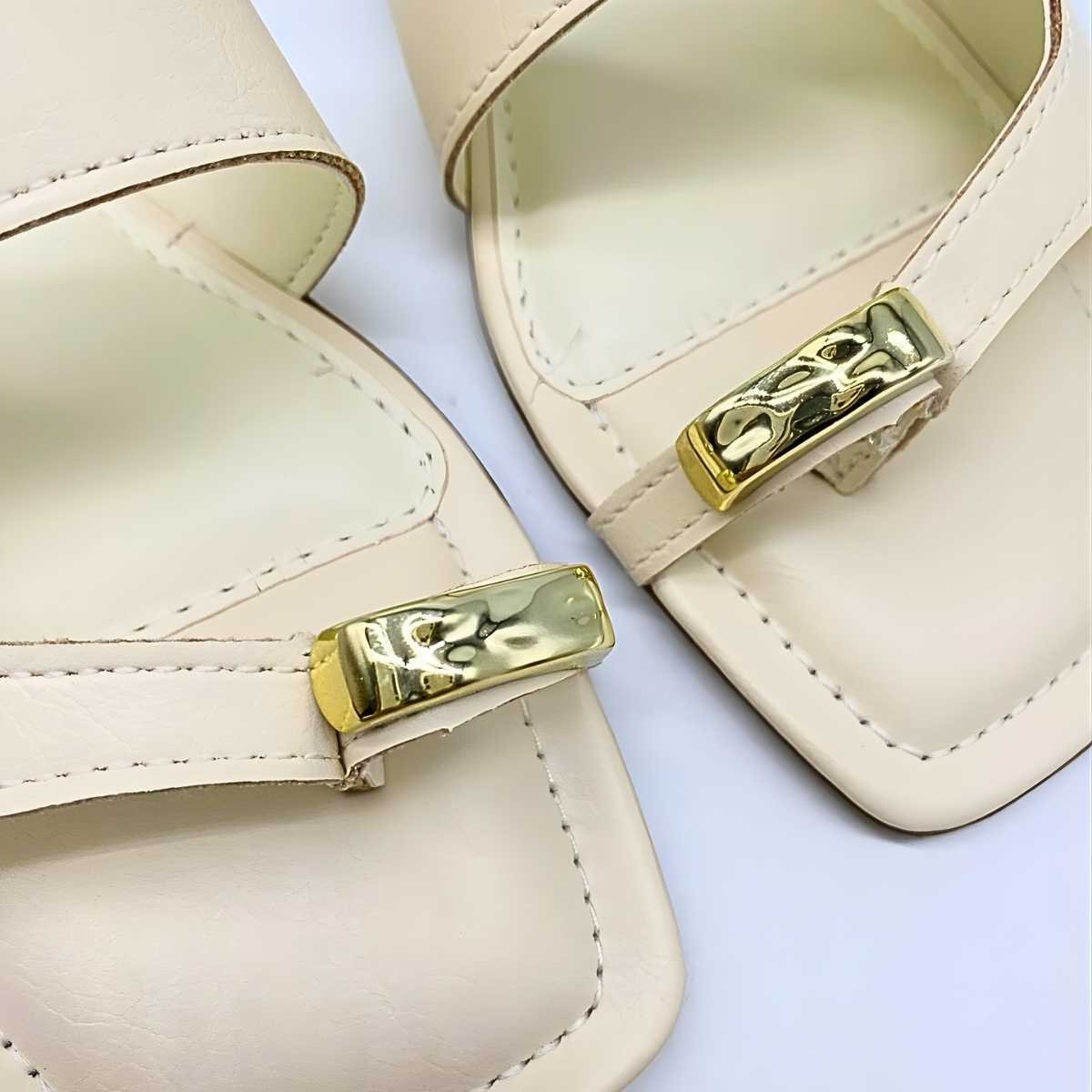 Tamanco Feminino Dakota Lateral Fechado Dedo Y9932 Branco 4