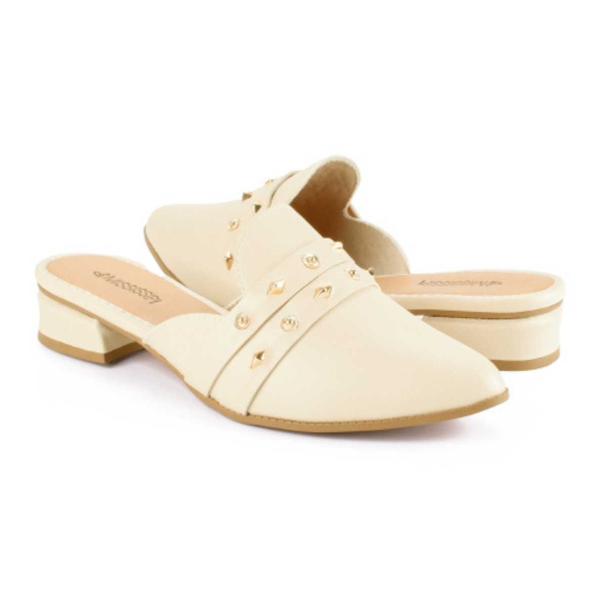 Tamanco Feminino Mule Mississipi Mc881 Branco 4