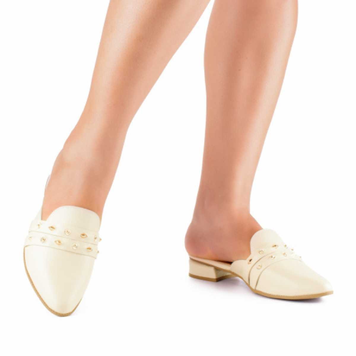 Tamanco Feminino Mule Mississipi Mc881 Branco 6