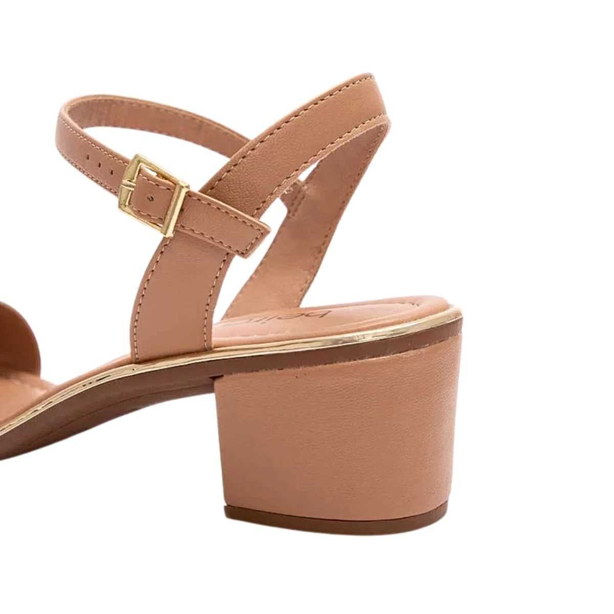 Sandália Feminina Beira Rio Salto Baixo 8379.203 Marrom 6