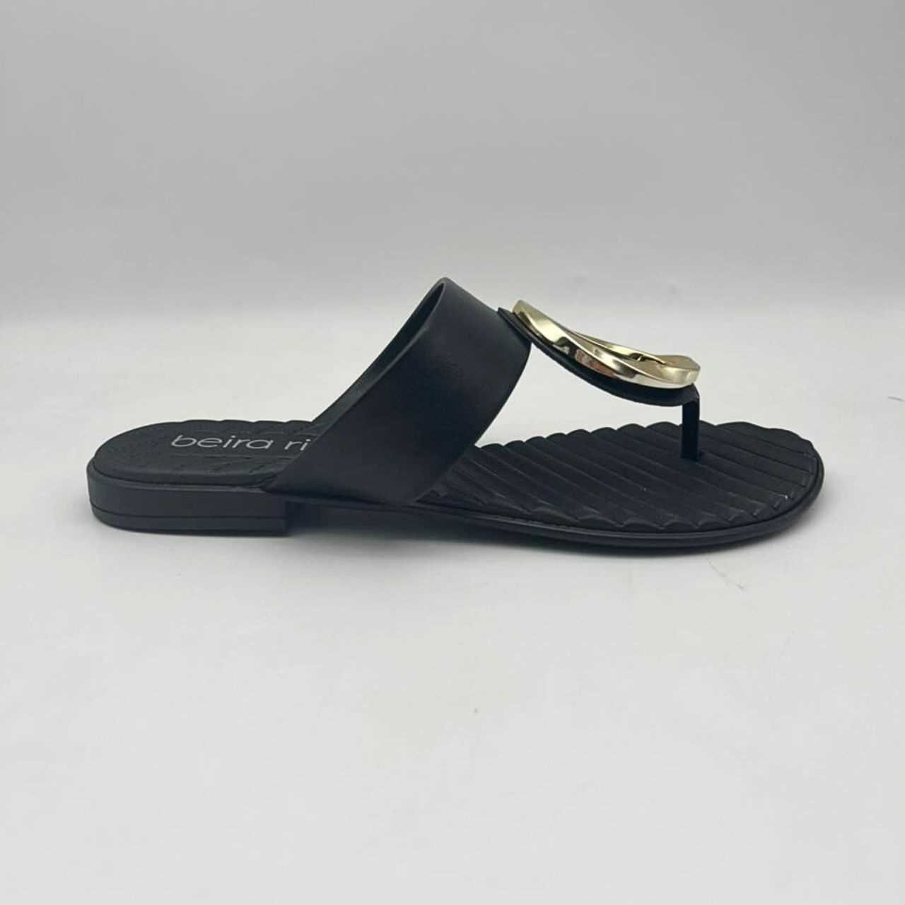 Sandalia Tamanco Feminino Beira Rio Napa 8519.108 Preto 3