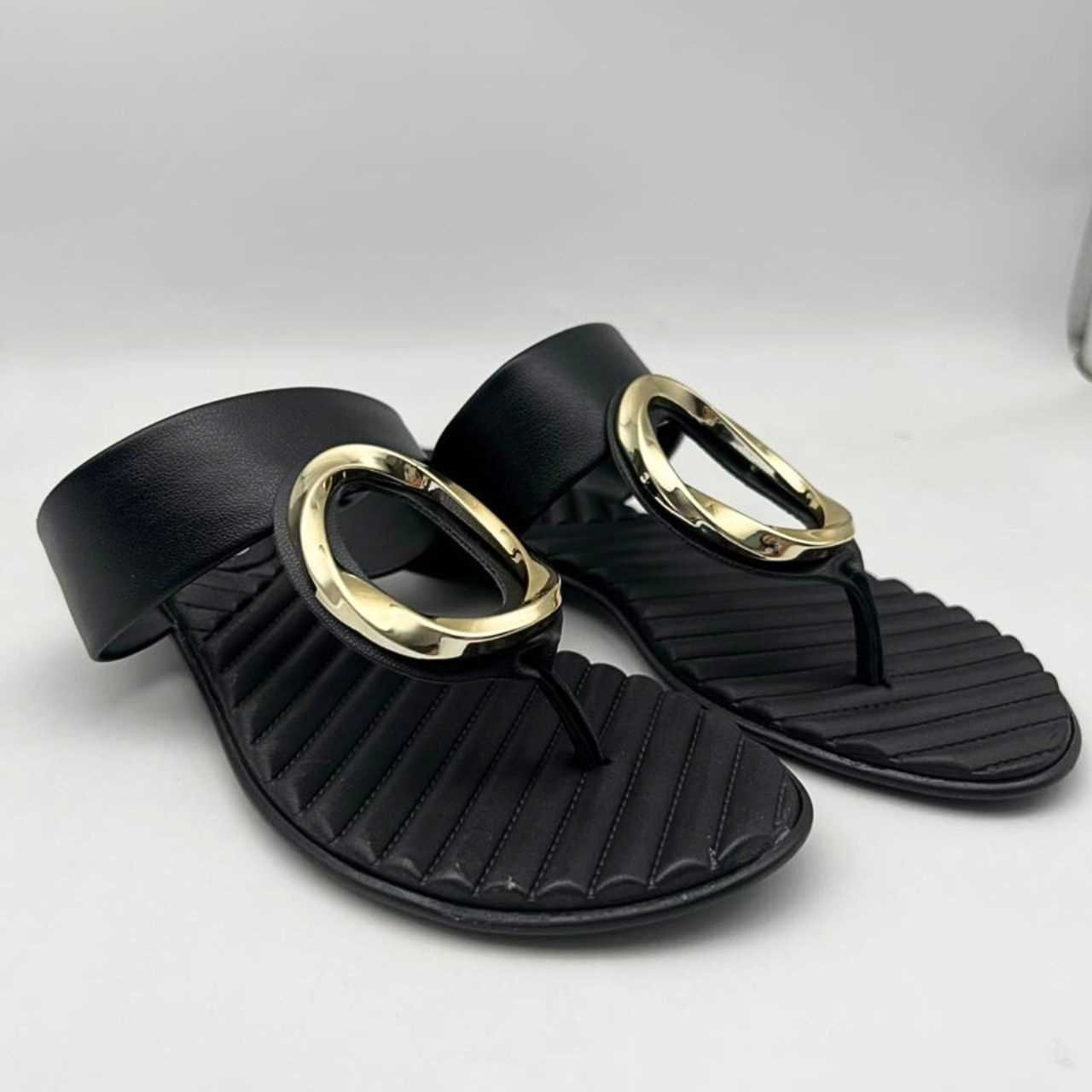 Sandalia Tamanco Feminino Beira Rio Napa 8519.108 Preto 5