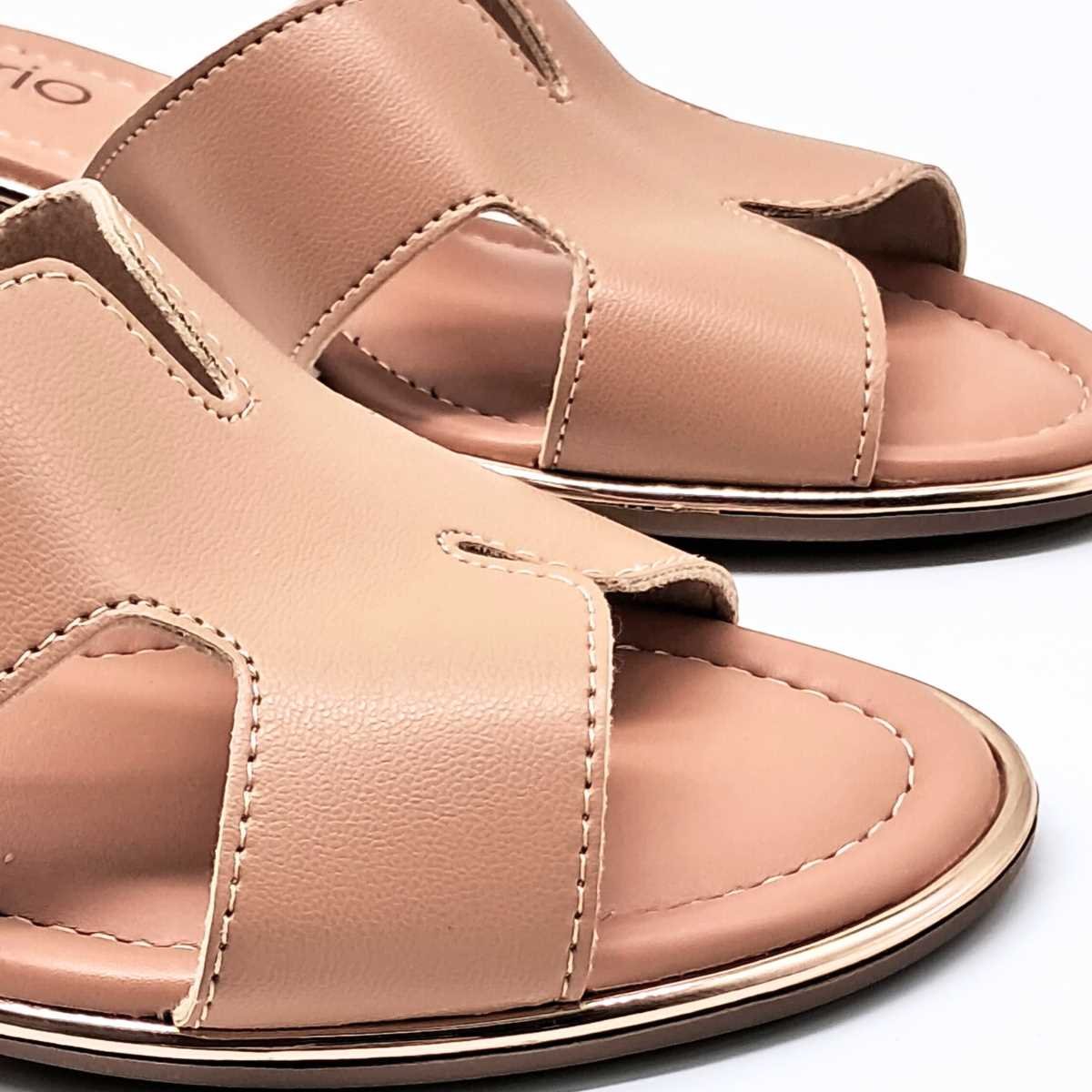 Tamanco Salto Baixo Feminino Beira Rio 8379.251 Bege 6