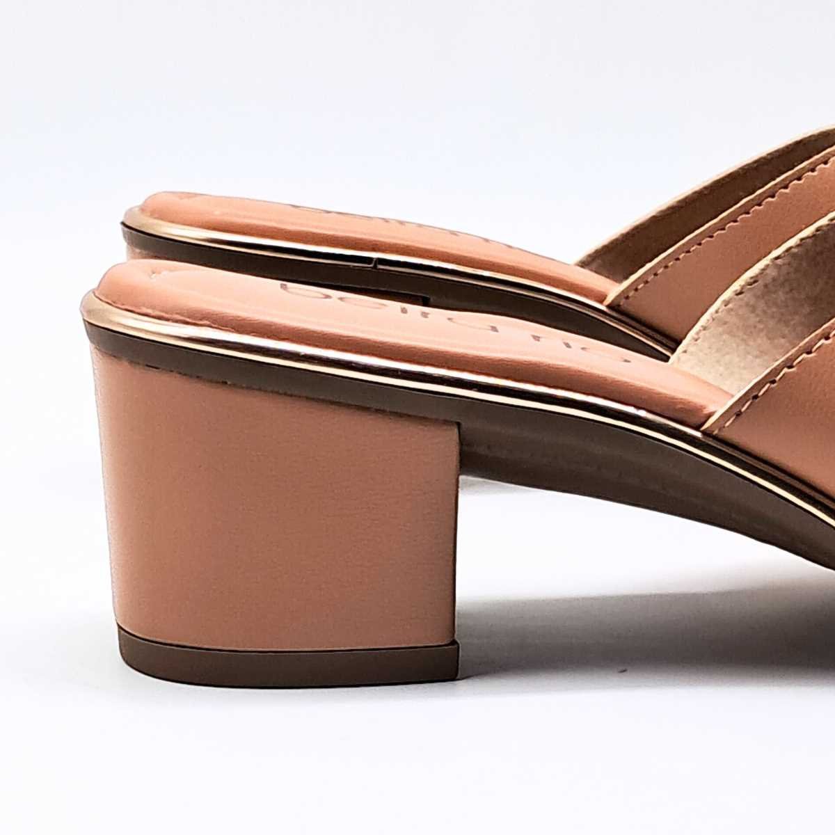 Tamanco Salto Baixo Feminino Beira Rio 8379.251 Bege 7