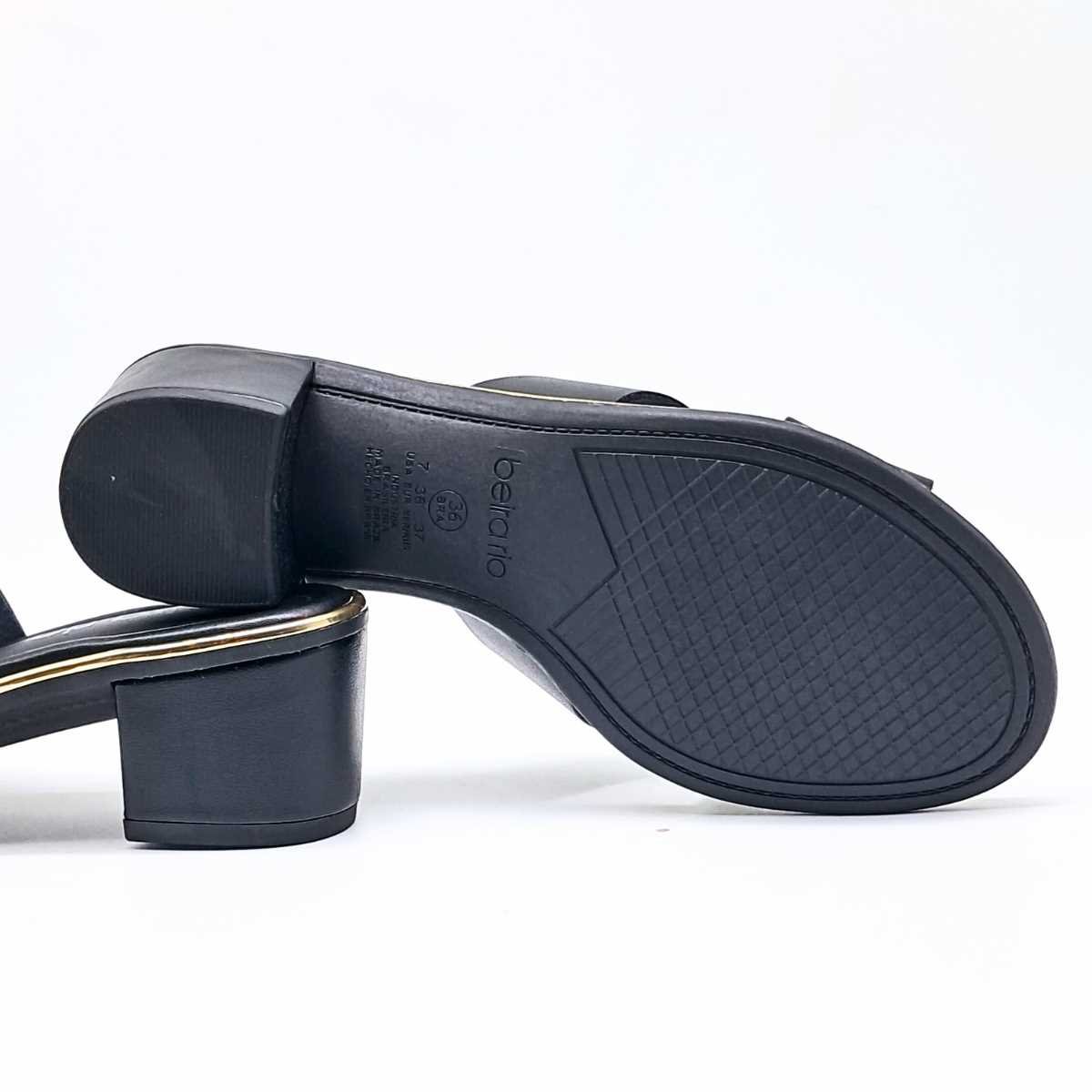 Tamanco Salto Baixo Feminino Beira Rio 8379.251 Preto 7