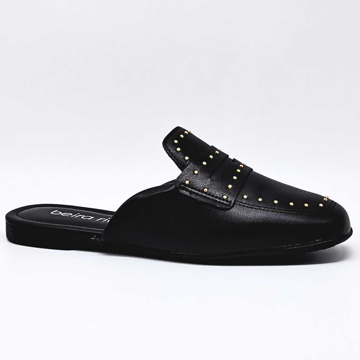 Tamanco Mule Beira Rio Feminino Clássico Flat 4323.102 Preto 2