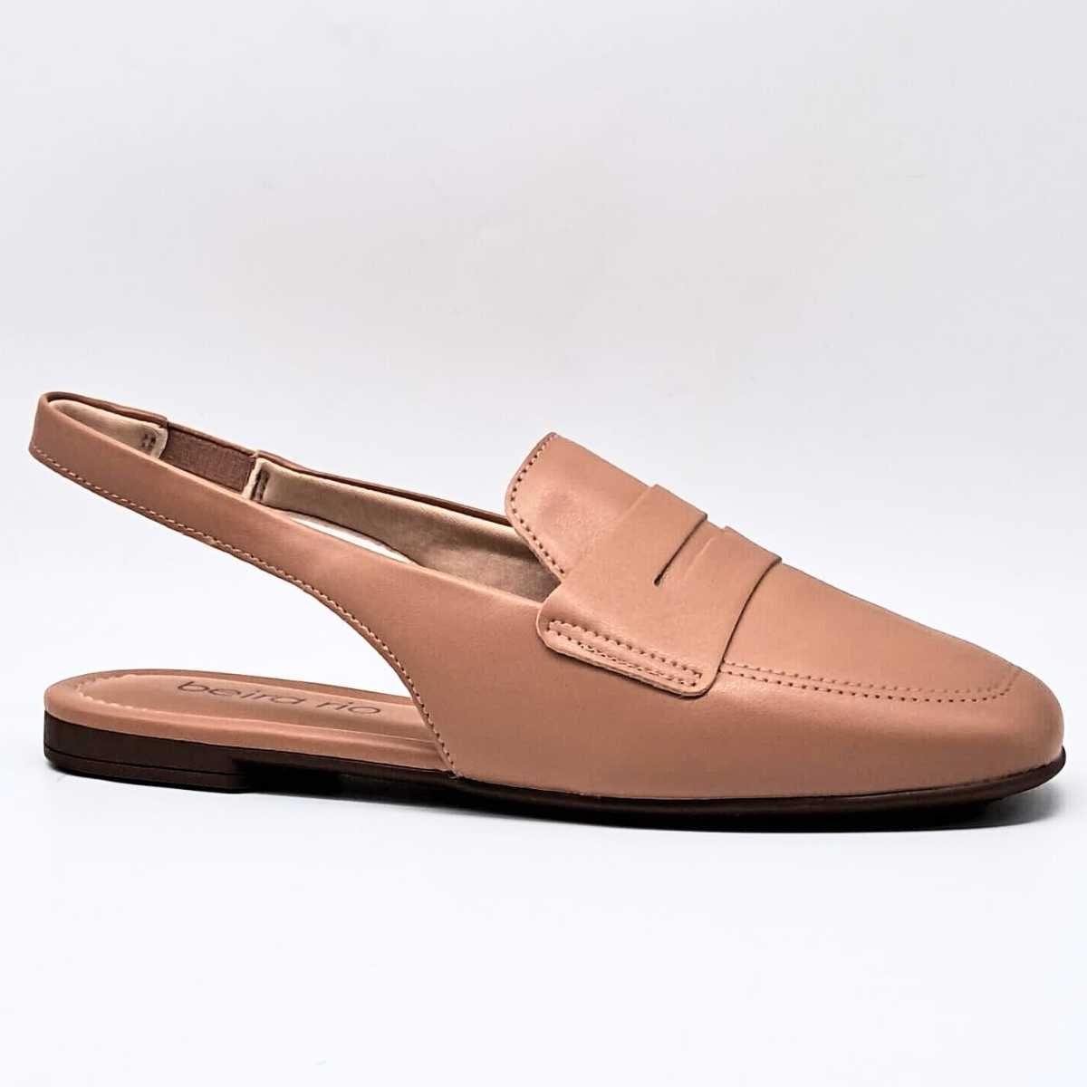 Tamanco Mule Beira Rio Casual Fechado 4323.104 Bege 2