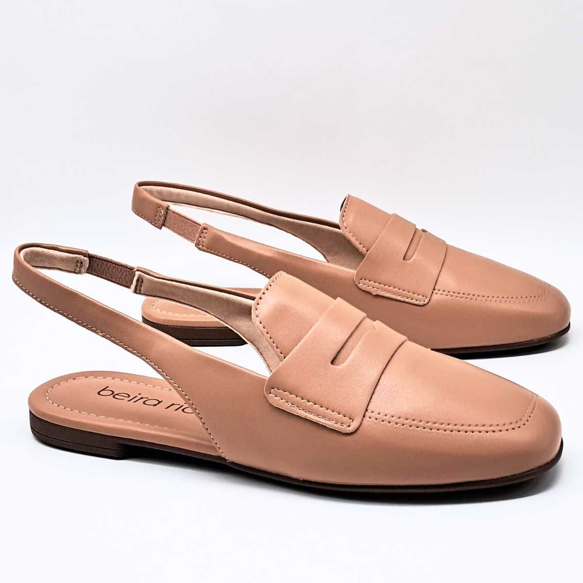 Tamanco Mule Beira Rio Casual Fechado 4323.104 Bege 4