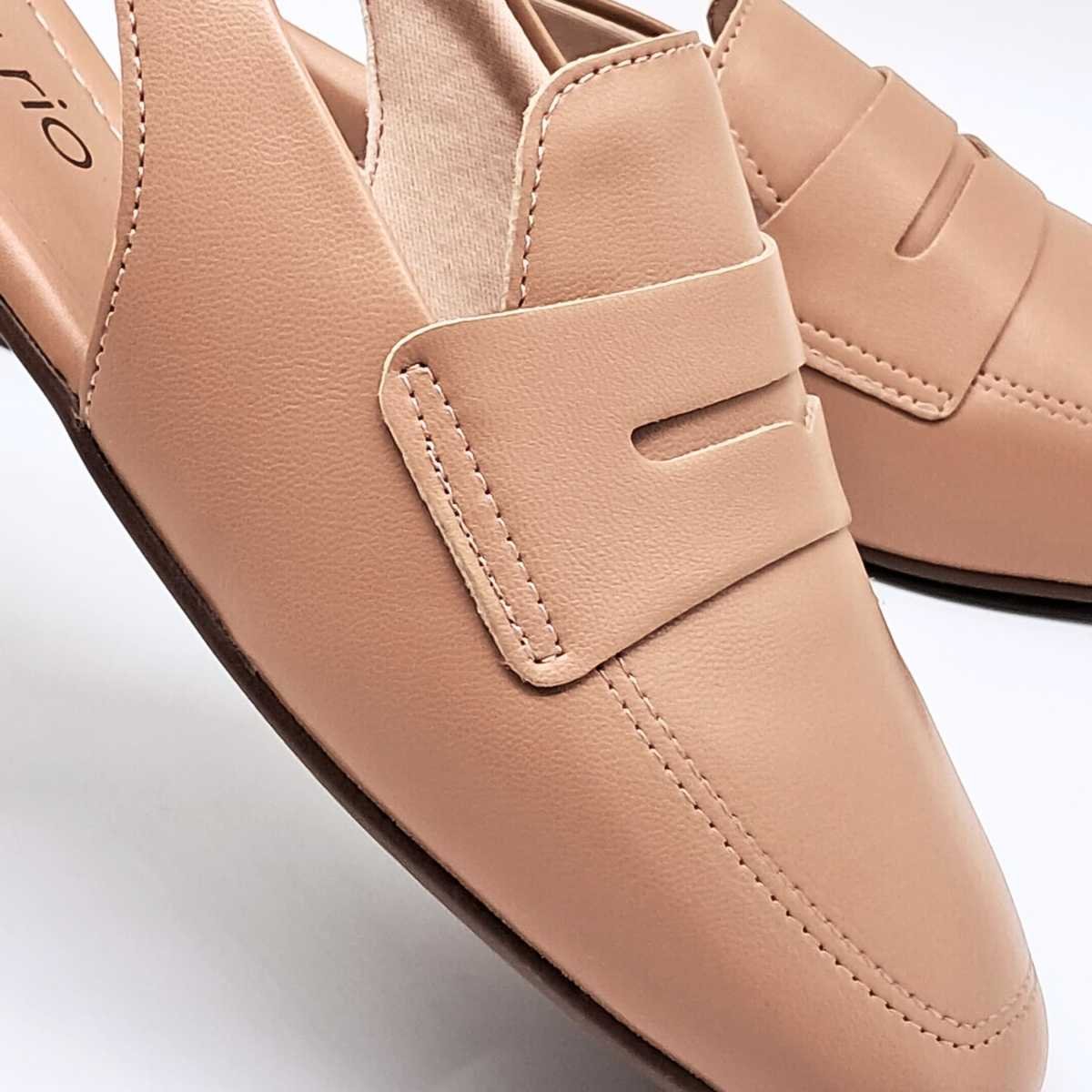 Tamanco Mule Beira Rio Casual Fechado 4323.104 Bege 6