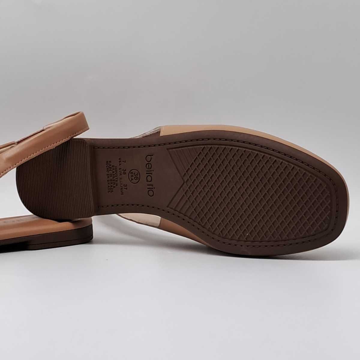 Tamanco Mule Beira Rio Casual Fechado 4323.104 Bege 8