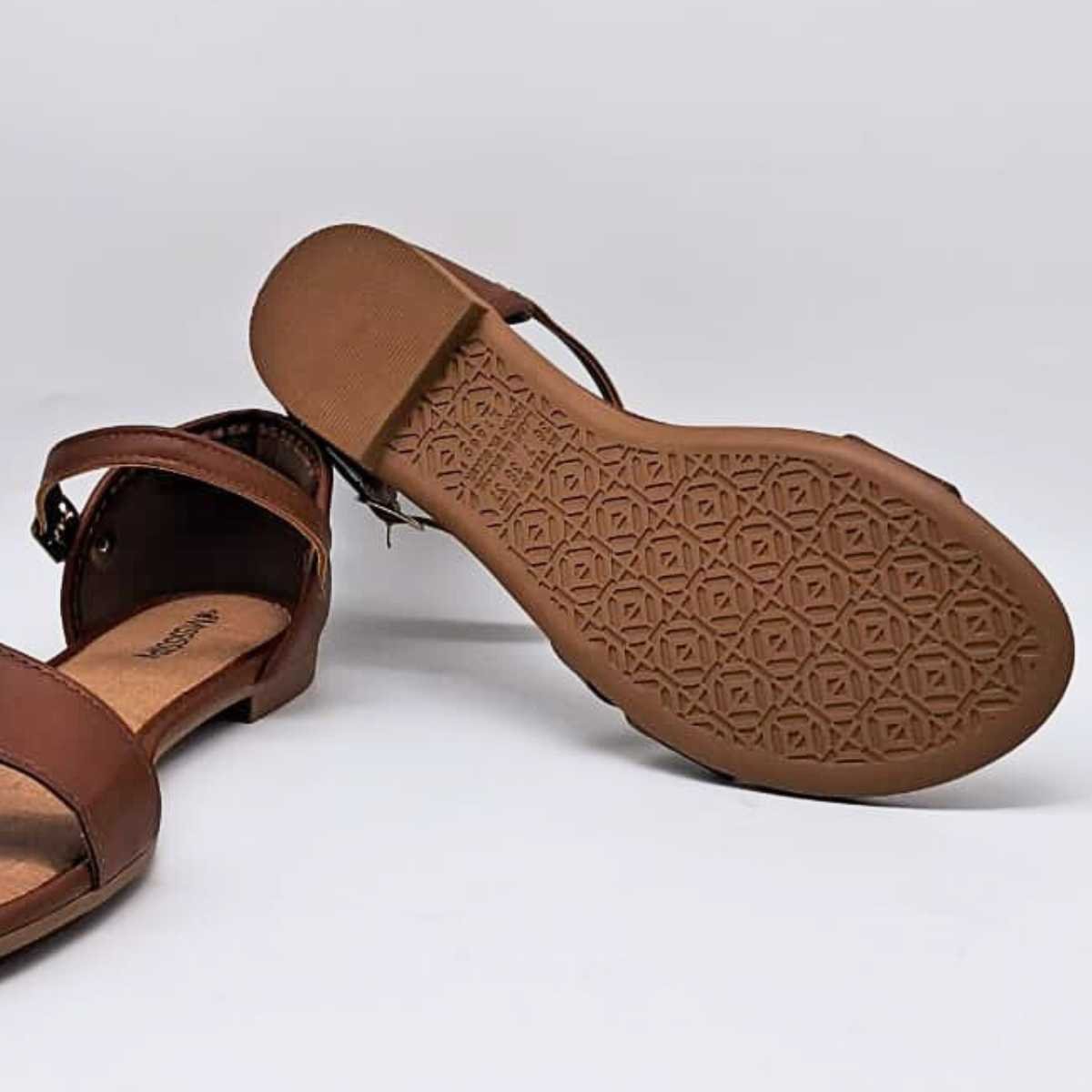 Sandália Feminina Mississipi Estilo Conforto Leve Mf972 Marrom 9