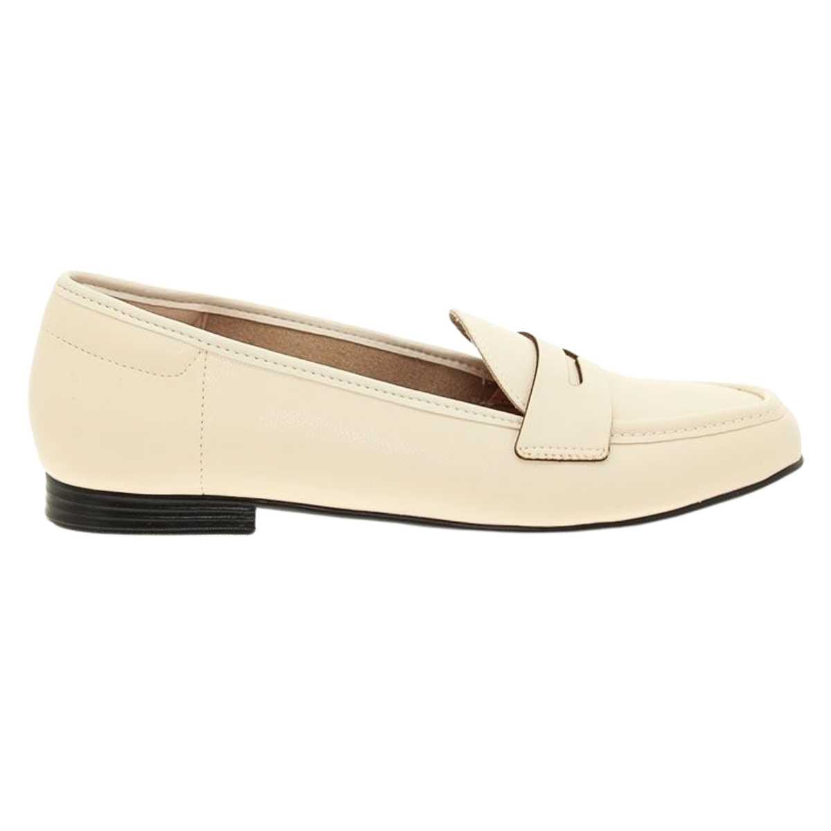 Sapato Feminino Beira Rio Mocassim Social 4324.100 Branco 2