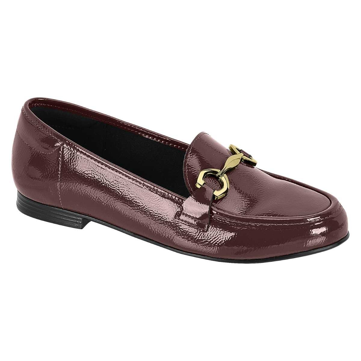 Sapato Mocassim Feminino Beira Rio Social Brilhante 4324.101