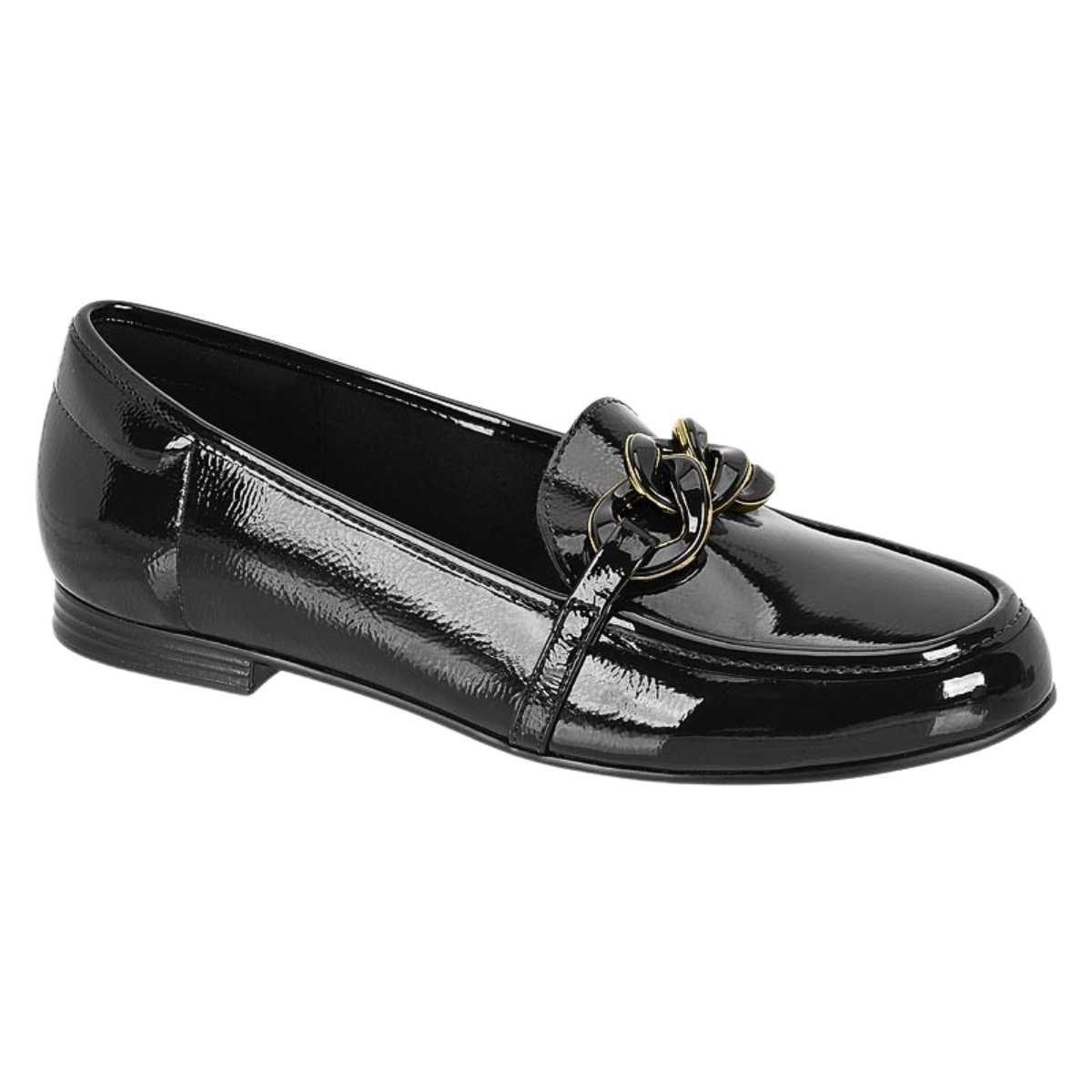 Sapato Feminino Beira Rio Mocassim Social Verniz 4324.102