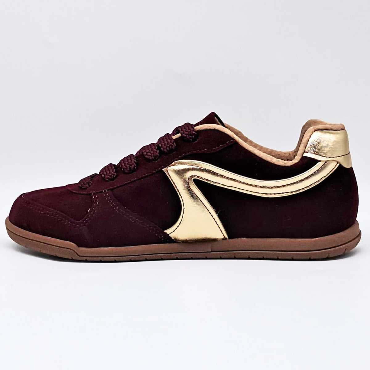 Tênis Feminino Beira Rio Casual Metalizado Confy 4326.301 Vermelho 2