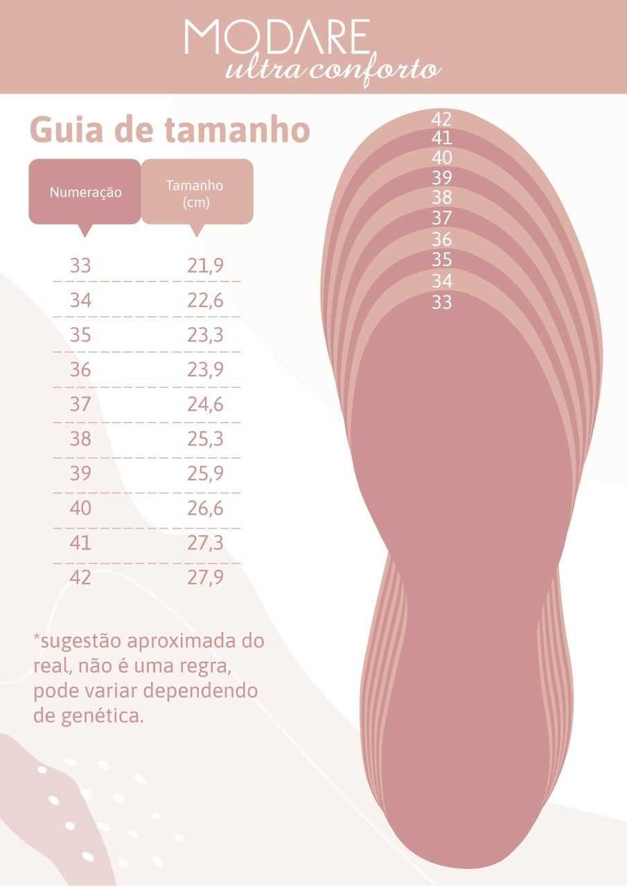 Tênis Calce Fácil Sola Gel Feminino Modare 7320.217 Bege 6