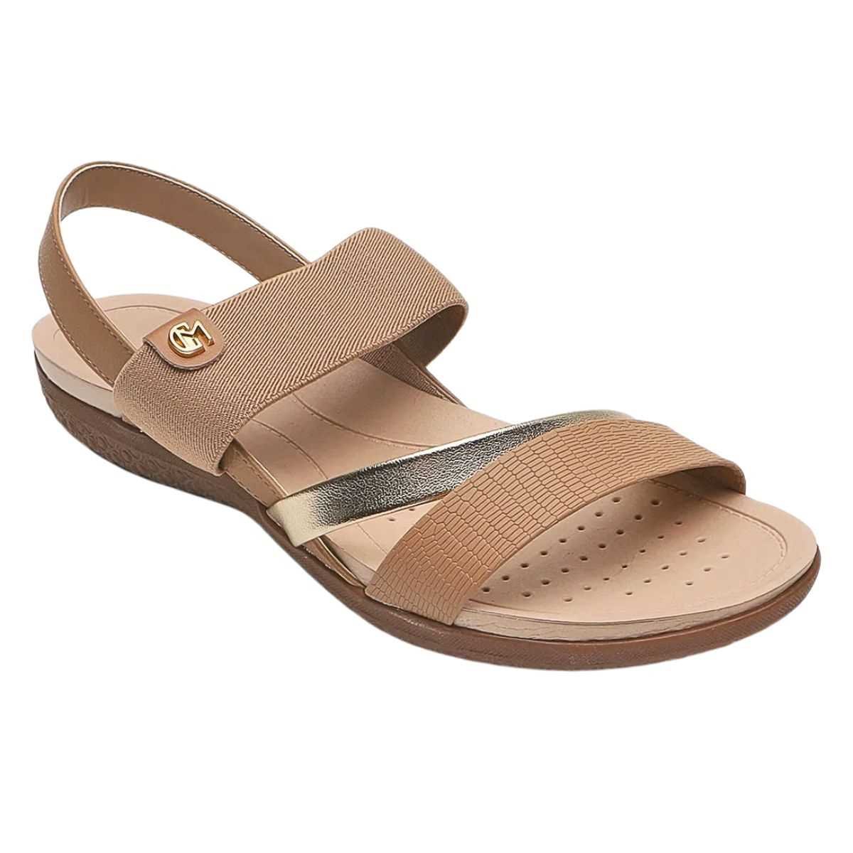 Sandália Feminina Modare Rasteira Conforto 7125.233 Marrom 4