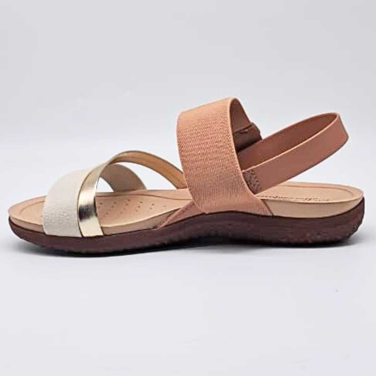 Sandália Feminina Modare Rasteira Conforto 7125.233 Marrom 5