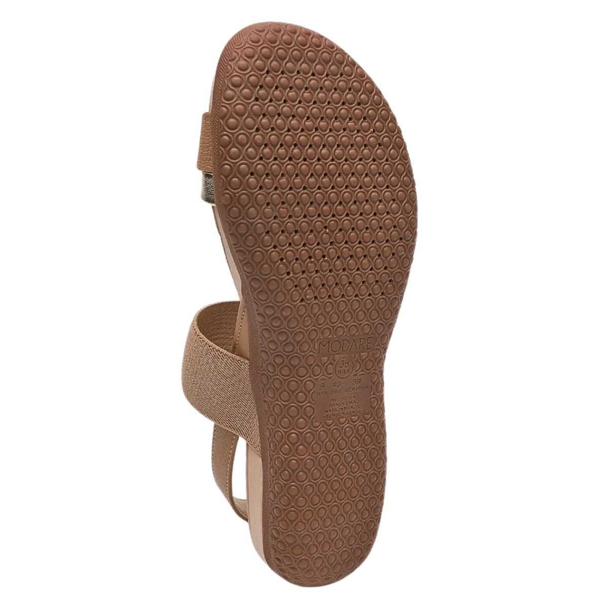 Sandália Feminina Modare Rasteira Conforto 7125.233 Marrom 8