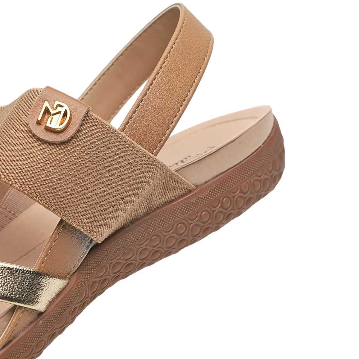 Sandália Feminina Modare Rasteira Conforto 7125.233 Marrom 10