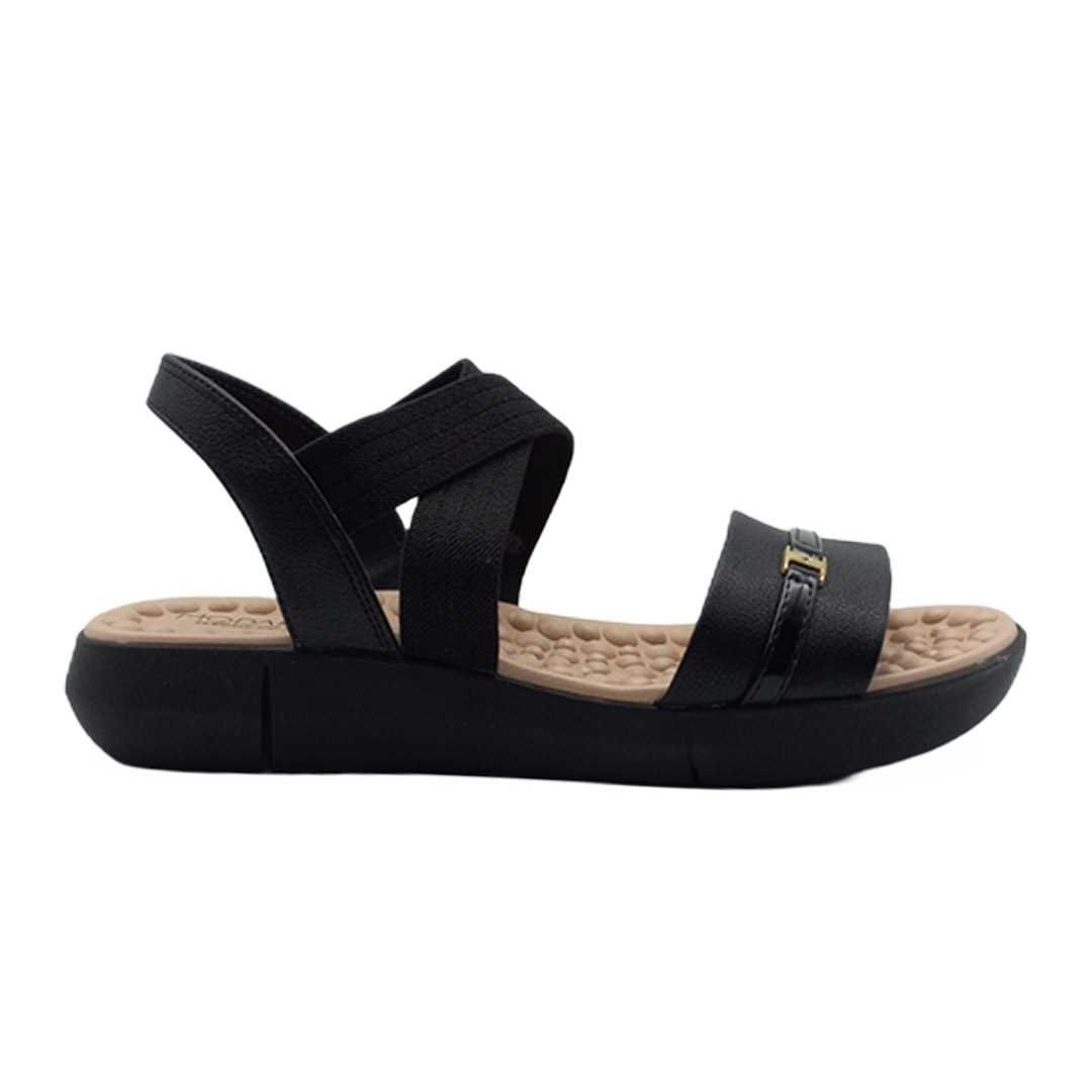 Sandália Feminina Modare Papete Conforto Casual Leve 7142.102 Preto 2