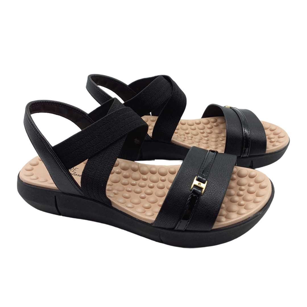 Sandália Feminina Modare Papete Conforto Casual Leve 7142.102 Preto 5